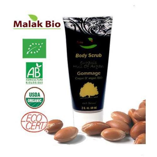 Malak Bio Moisturizing scrub Cream With Argan Oil helps control shine all day long the soft touch of healthy hands