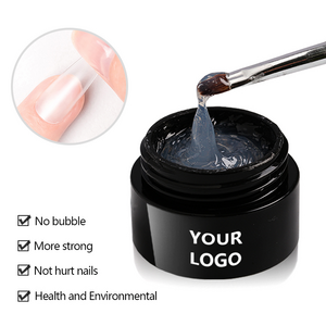 120Colors Natural Resin Solid Builder Extension Nail Gel Pure Color Glue Gel For Nail Extensions Custom Logo Gel Builder Jar