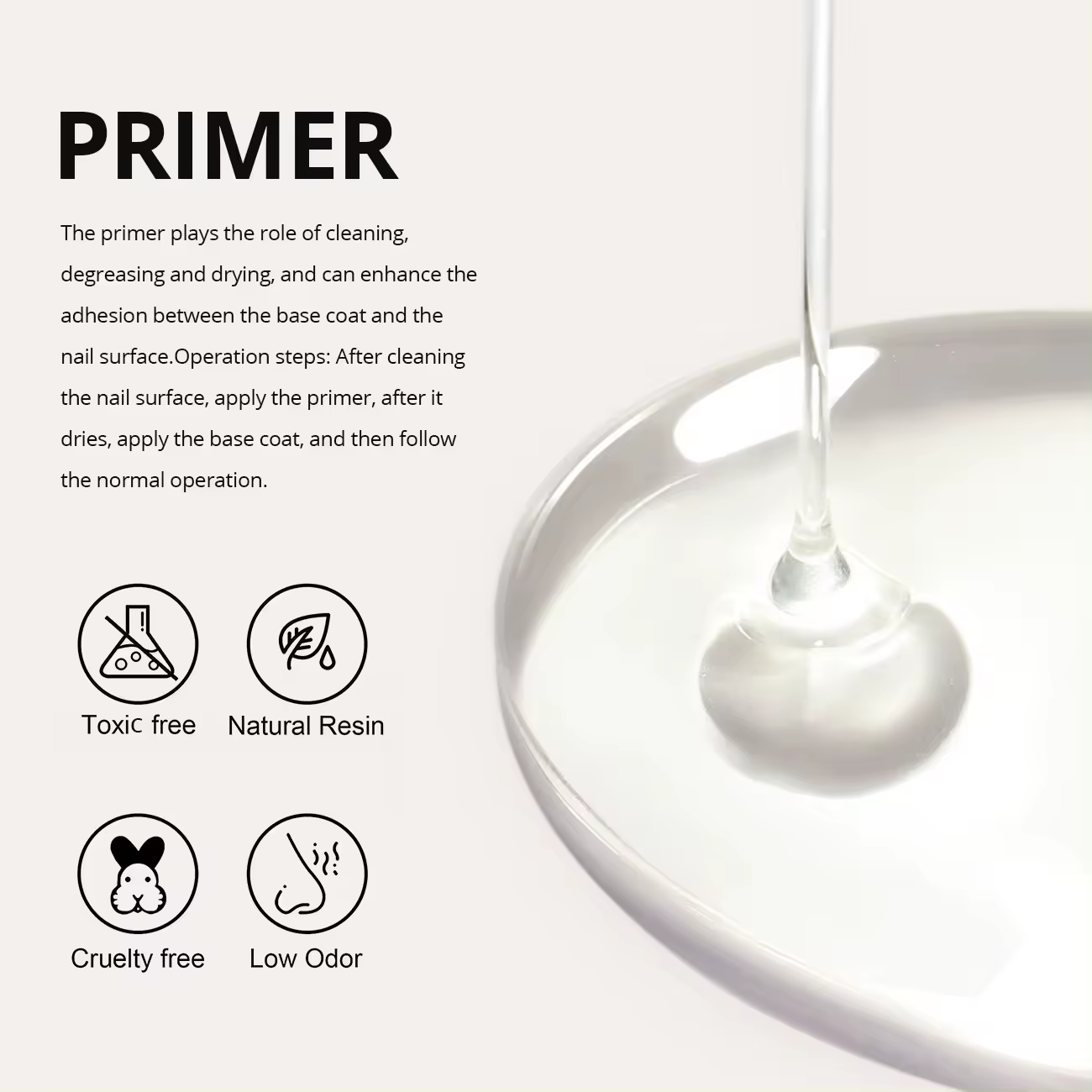 Hot sale acrylic nail primer 15ml air dry no need lamp bonder primer nail primer for nails