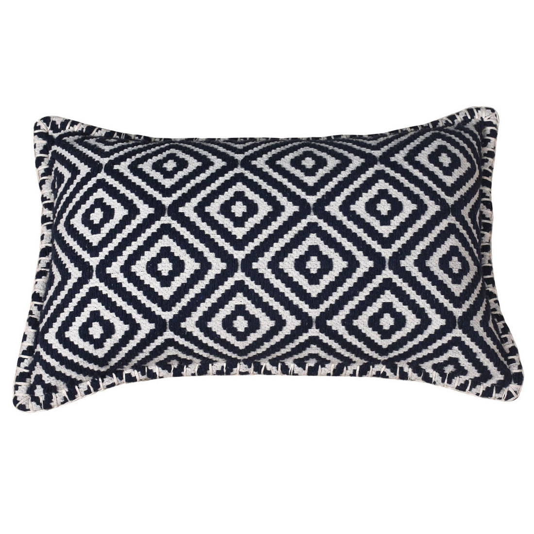 Latest Design Pillow Cover 2021  Lumbar Pillow for Couch Handloom Woven Cushion Cover Handloom Diamond Geo Pillow Covers 14