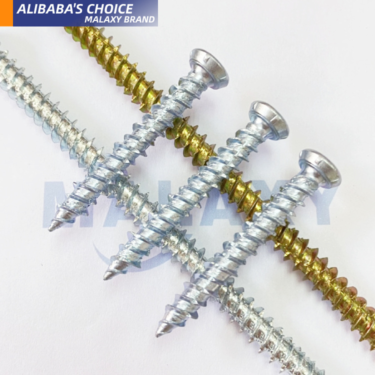 MALAXY Turbo 7.5Mm Blue Screws Window Concrete Frame Screws