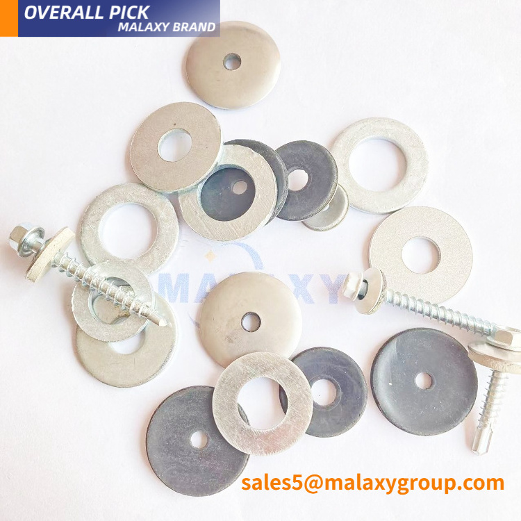 MALAXY Hot Sale Factory Source Nylon Washer Plain GB Cartons+plastic Bags Square Washer - Plain Round Hole Washer Plain Din 125