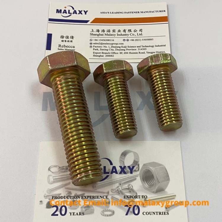 MALAXY Astm Hexagonal De Acero Inoxidable Pernos And Nuts Astm Galvanised Steel A325 Hex Bolts