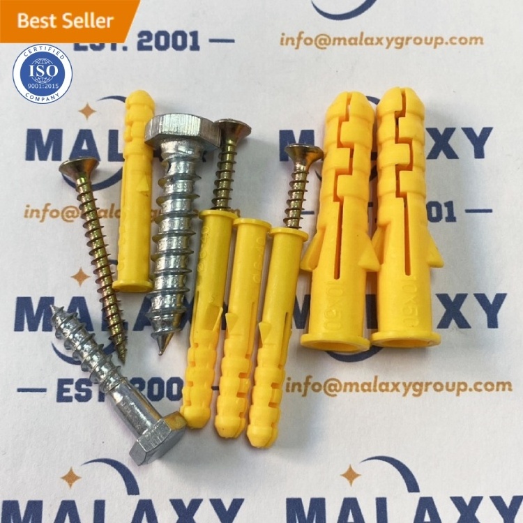 MALAXY Tapping Screws And Anchor Assortment Kit M3.5 M4.2 M5 M6 Expansion Drywall Anchor Screws Anchor Wall Plug