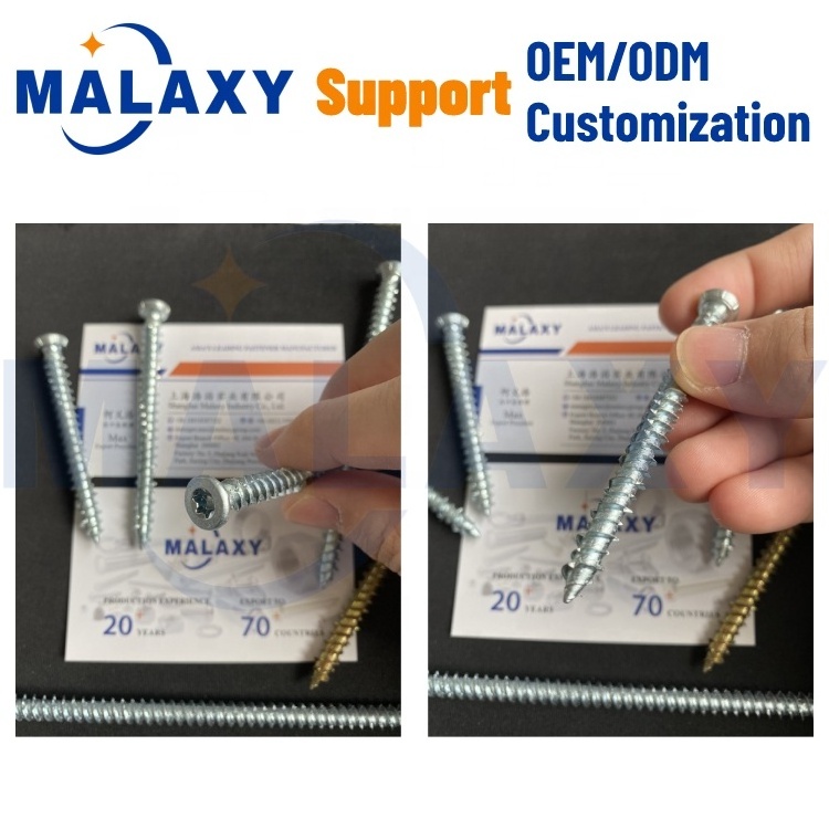 MALAXY Turbo 7.5Mm Blue Screws Window Concrete Frame Screws