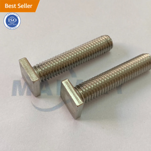 MALAXY Flat Hole Carriage Round With Neck / Square Head Bolts