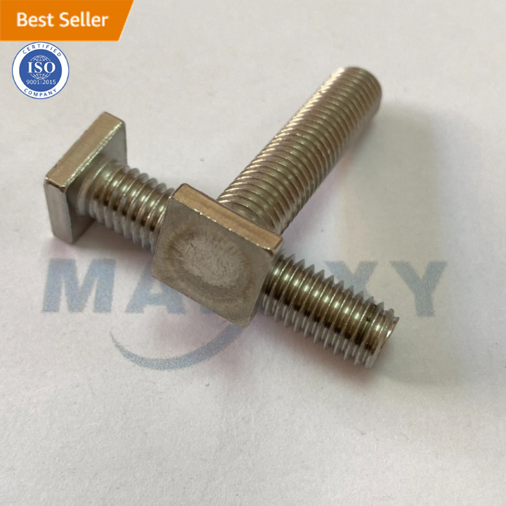 MALAXY Neck Carriage Unc Thread Flat Hole Carriage Hot Sale U- Clamp Stainless Steel Tube Square Head Bolts