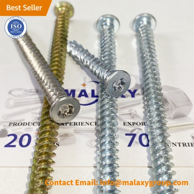 MALAXY Turbo 7.5Mm Blue Screws Window Concrete Frame Screws