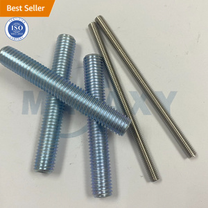 MALAXY Grade 4.8 Din976 All Threaded Rods Zinc Full Thread Stud / Rod 3/8