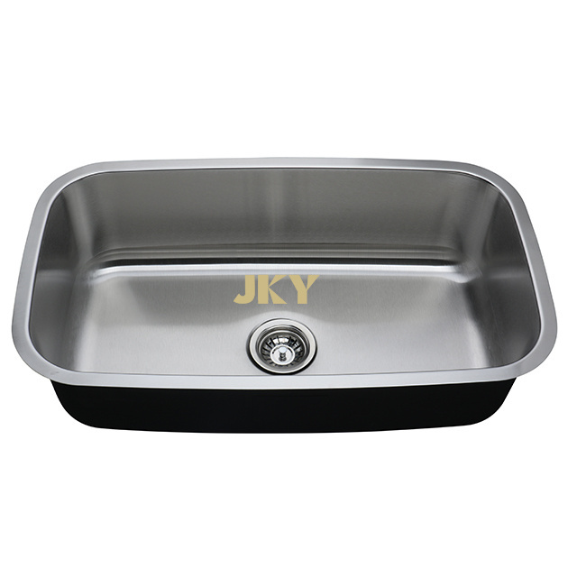 31 Inch Big Size Unique Rectangular Single Bowl Stainless Steel Kitchen Sinks for restaurant