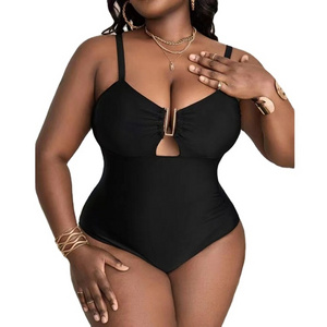 New Modest swimsuits Black Beachwear Set Women wholesale plus size swimwear