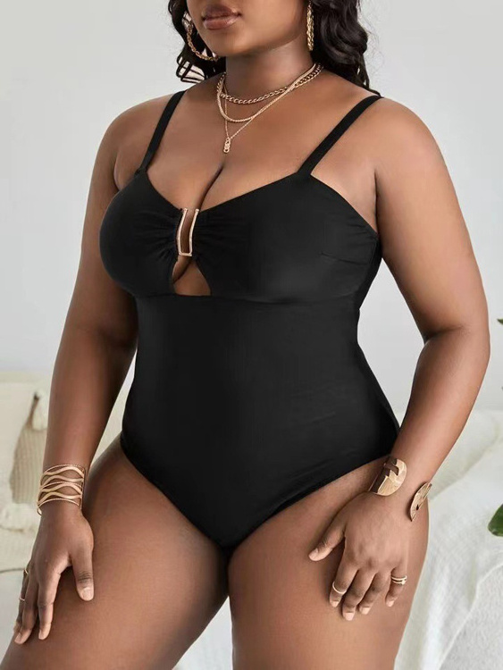 New Modest swimsuits Black Beachwear Set Women wholesale plus size swimwear