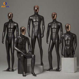 Low Price Full Body Black Suit Male Mannequin Adjustable Clothing Display Stand For Male