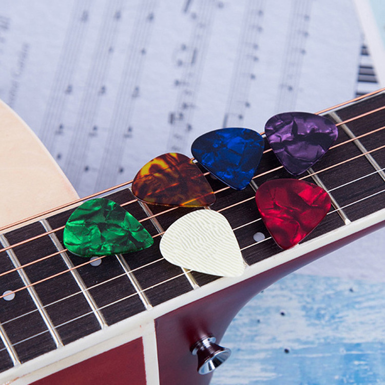 Custom Guitar Picks 0.46/ 0.71 /0.96mm Music Picks Celluloid Guitar Plectrum for Electric Acoustic Guitars