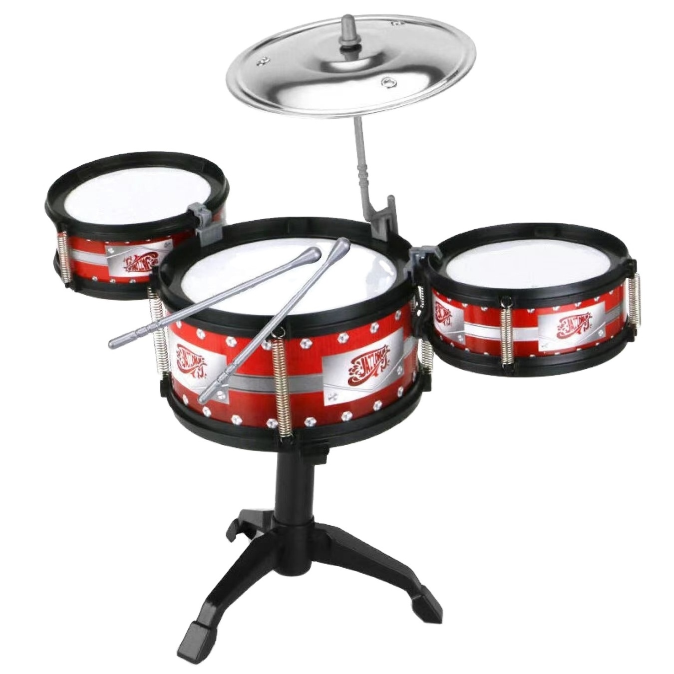 Hot selling educational music rock jazz electroplate drum toy for kids Musical Instrument Toy