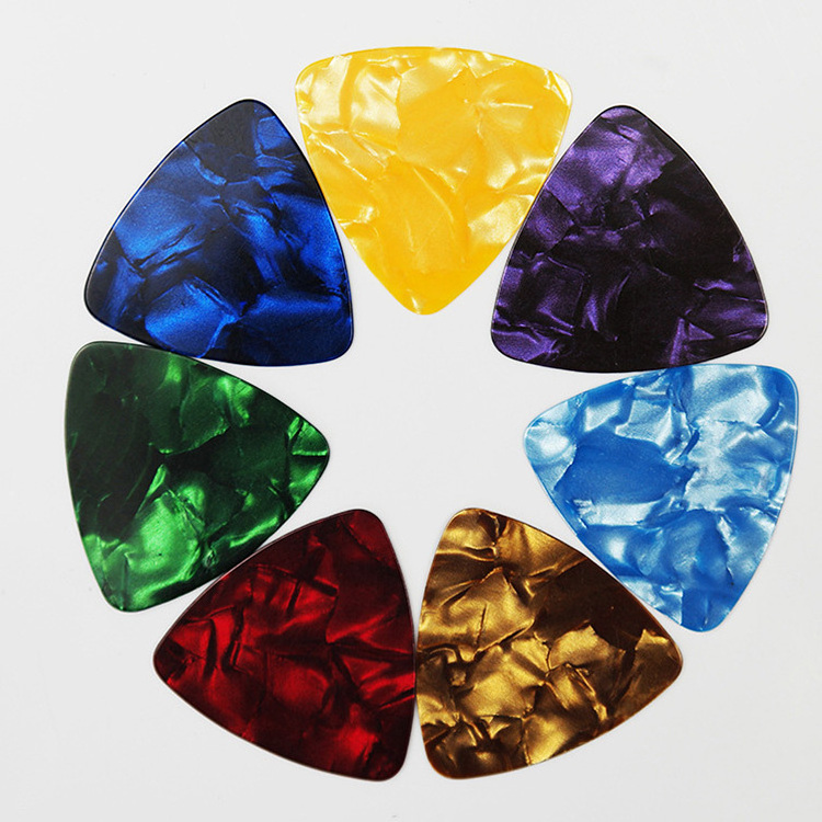 Custom Guitar Picks 0.46/ 0.71 /0.96mm Music Picks Celluloid Guitar Plectrum for Electric Acoustic Guitars