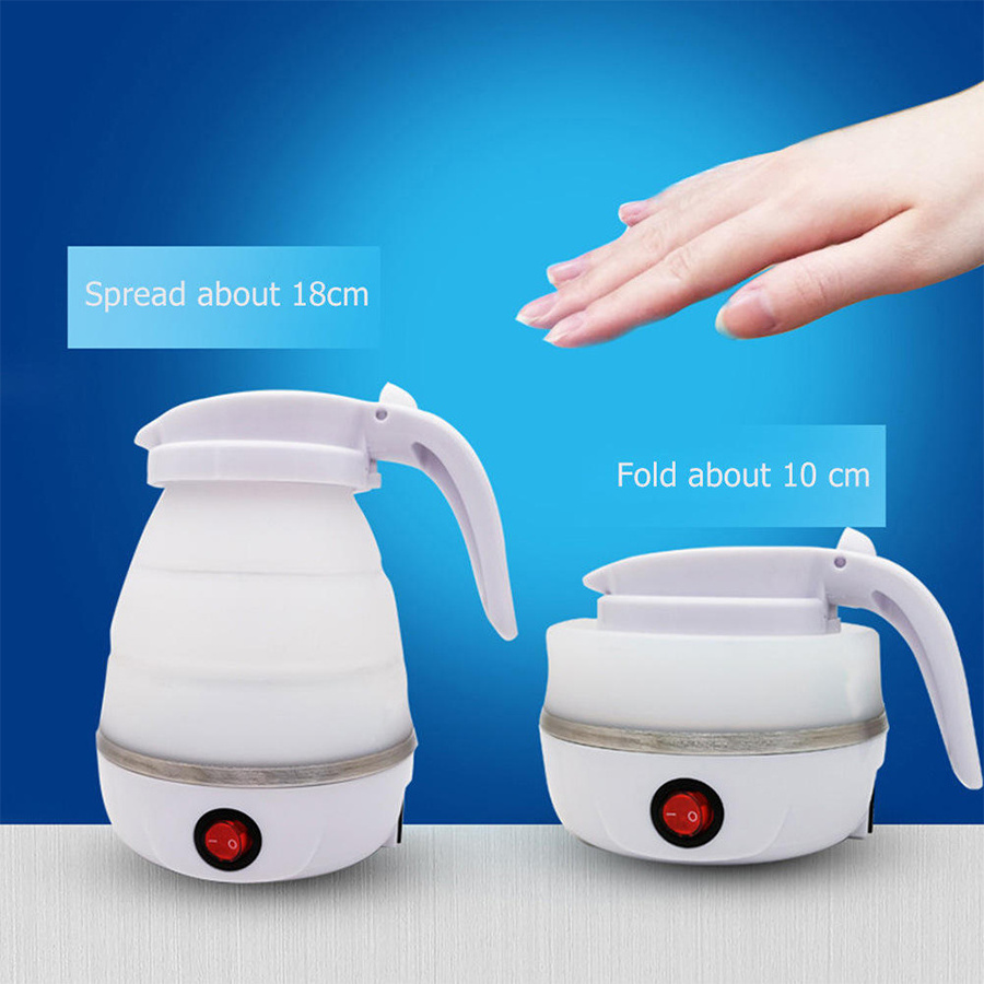 2023 Small Electric Tea Kettle Travel, Foldable Electric Kettle 12V, Foldable Kettle Travel Electric