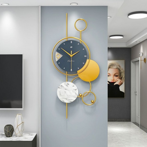 Watch simple modern decorative clock wall Nordic light luxury art wall watch fashion creative living room wall clock