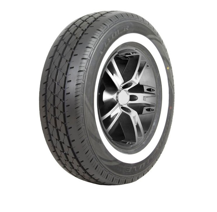 Vitour brand Passenger car tyres white sidewall PCR tires 185R14C 195R14C 215/70R15C 8PR radial commercial MPV tires