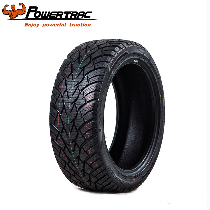 Powertrac brand SNOWMARCH STUD  pattern   llantas economic 175/65R14 185/60R15 205/55R16 215/55R17   higer quality tyres