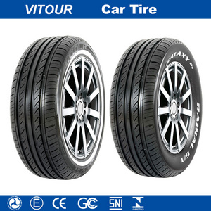 White sidewall all season radial raised white letter car tyres