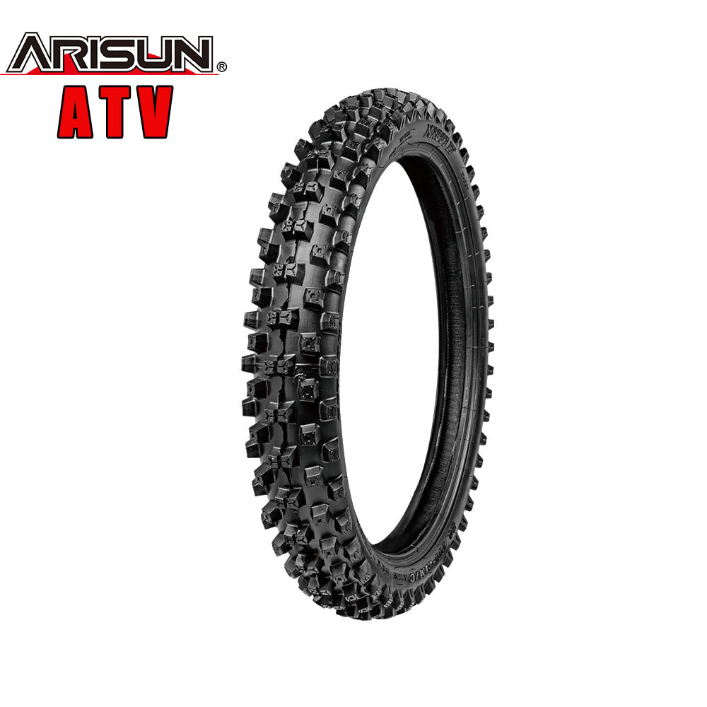 Arisun brand motorcycle cross tyre 90 100 17 H877 front hard to intermediate terrain 2.75 x 18 100 90-12 motorcycle tyre