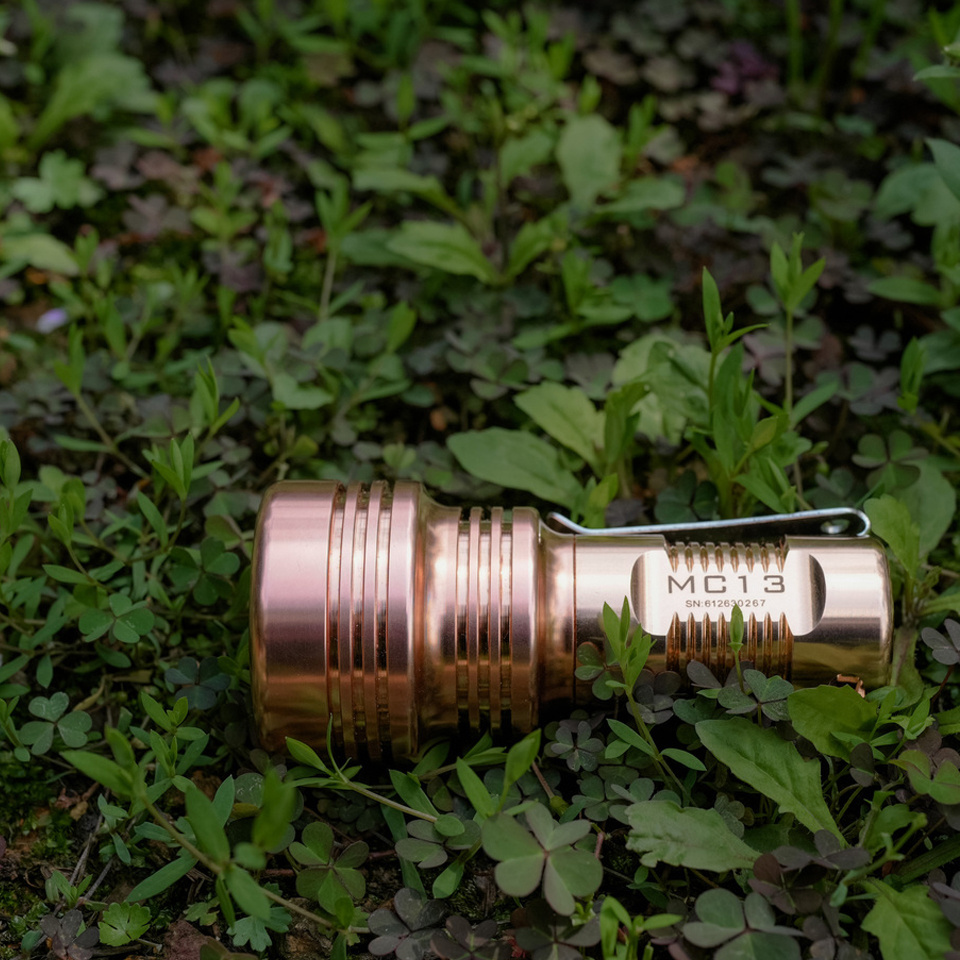 Manker MC13 Copper Limited Edition 2000lumens 18350 flashlight SFT40 LED torch