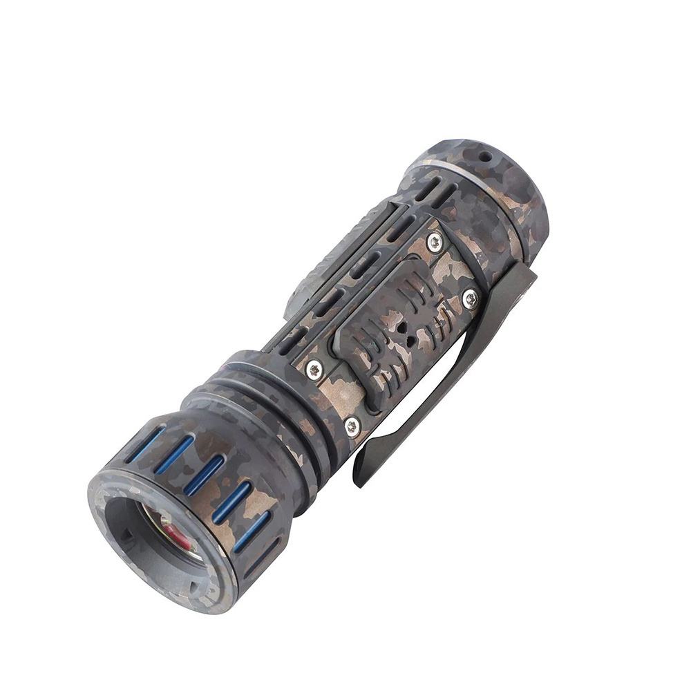 MEOTE FM2 SFS80 2360lm 225m Titanium Flashlight EDC Collections Anduril UI torch