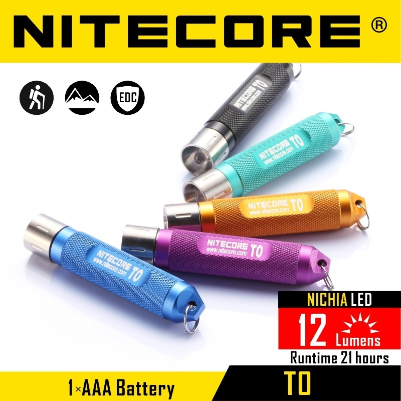 NITECORE T0 AAA EDC Mini Keychain LED Flashlight