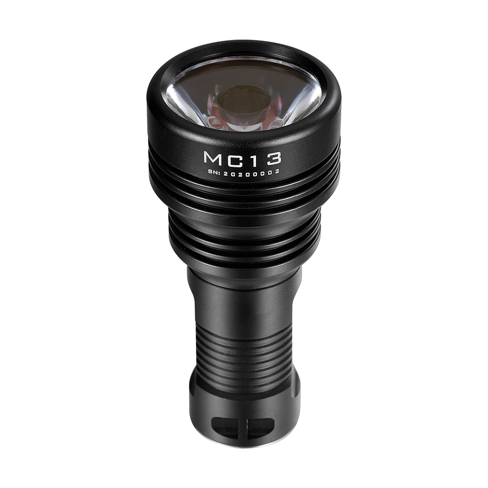 Manker MC13 Ultra-Throw Flashlight White Green Red Yellow Blue Multi LED Option Type-C USB Rechargeable 18350 Battery(10A)