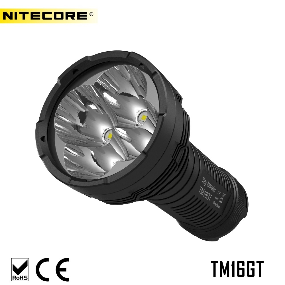 NITECORE TM16GT OEM 3600 Lumen 1000m long range led flashlight LED 18650 searchlight