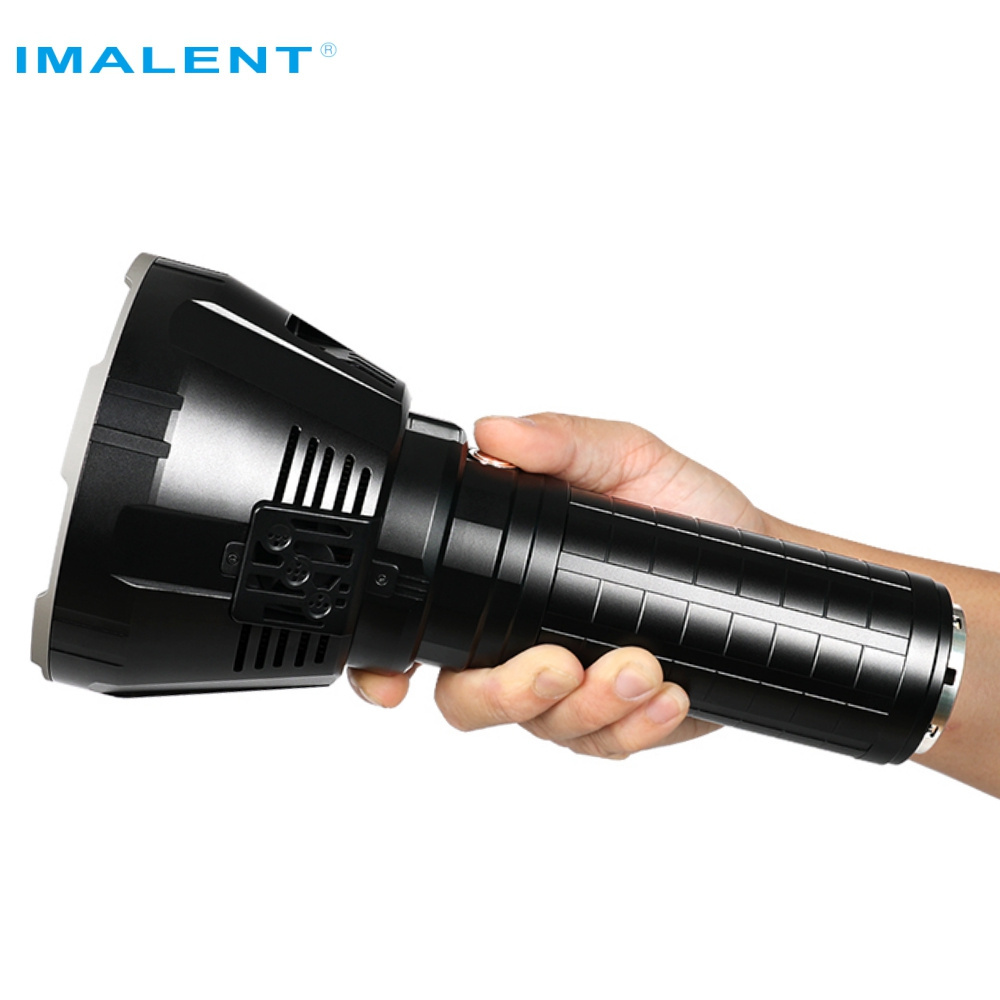 IMALENT MS18 LED Flashlight 100000 Lumens Waterproof  with 21700 Battery Intelligent Charging strongest flashlight