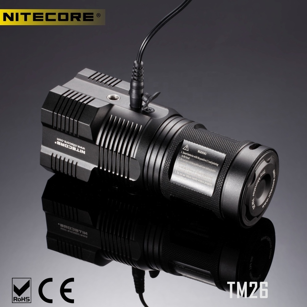 NITECORE TM26 4000 Lumens 18650 IP68 Aluminum Strong Rescue LED Flashlight