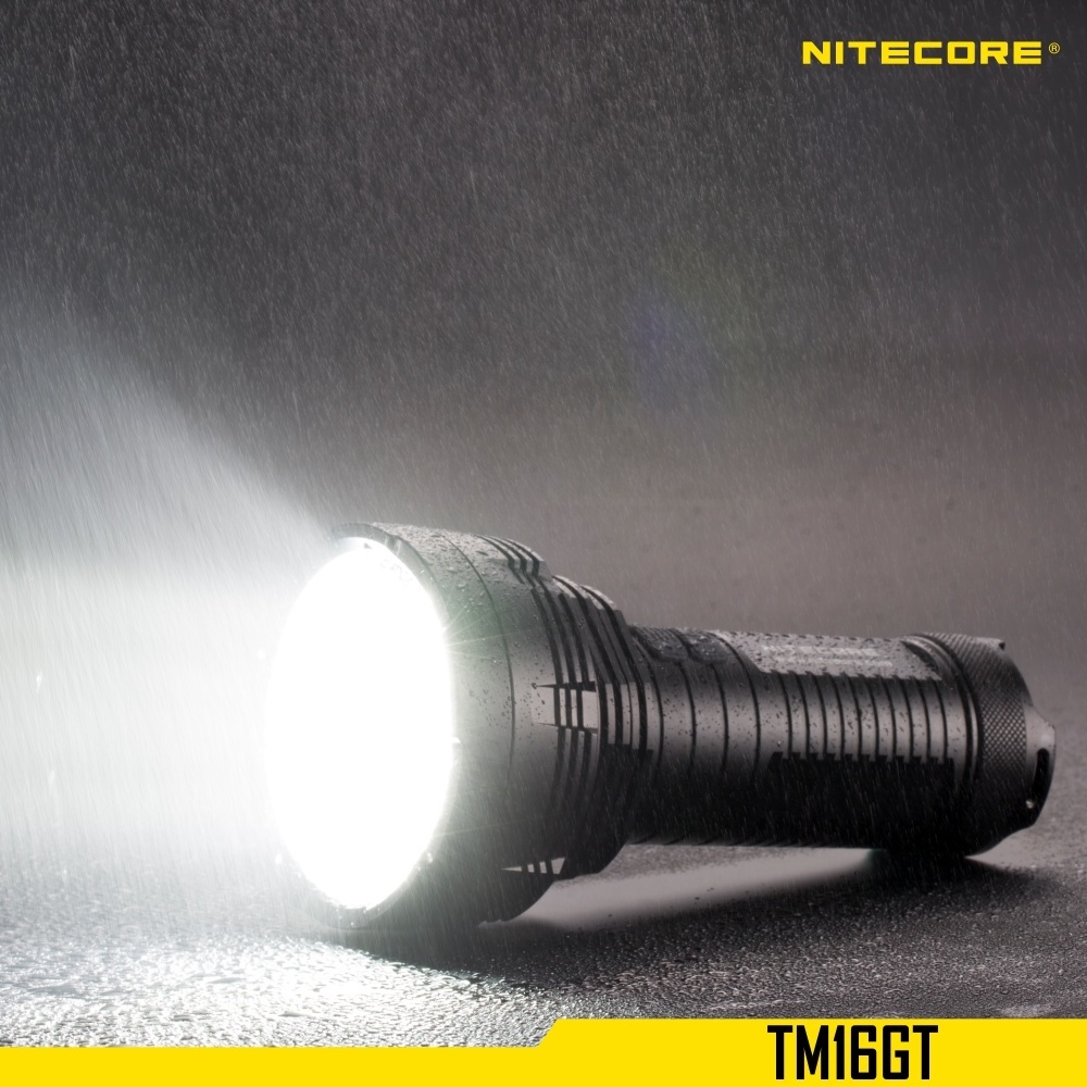 NITECORE TM16GT OEM 3600 Lumen 1000m long range led flashlight LED 18650 searchlight