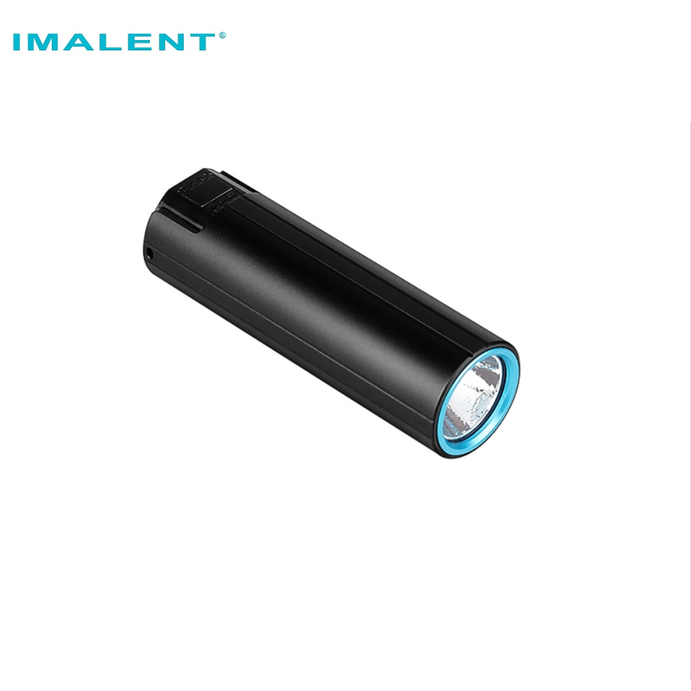 IMALENT LD10 Mini Flashlight 5Modes 1200Lumens OLED Display USB Magnetic Rechargeable Keychain 18350 Torch Lantern EDC