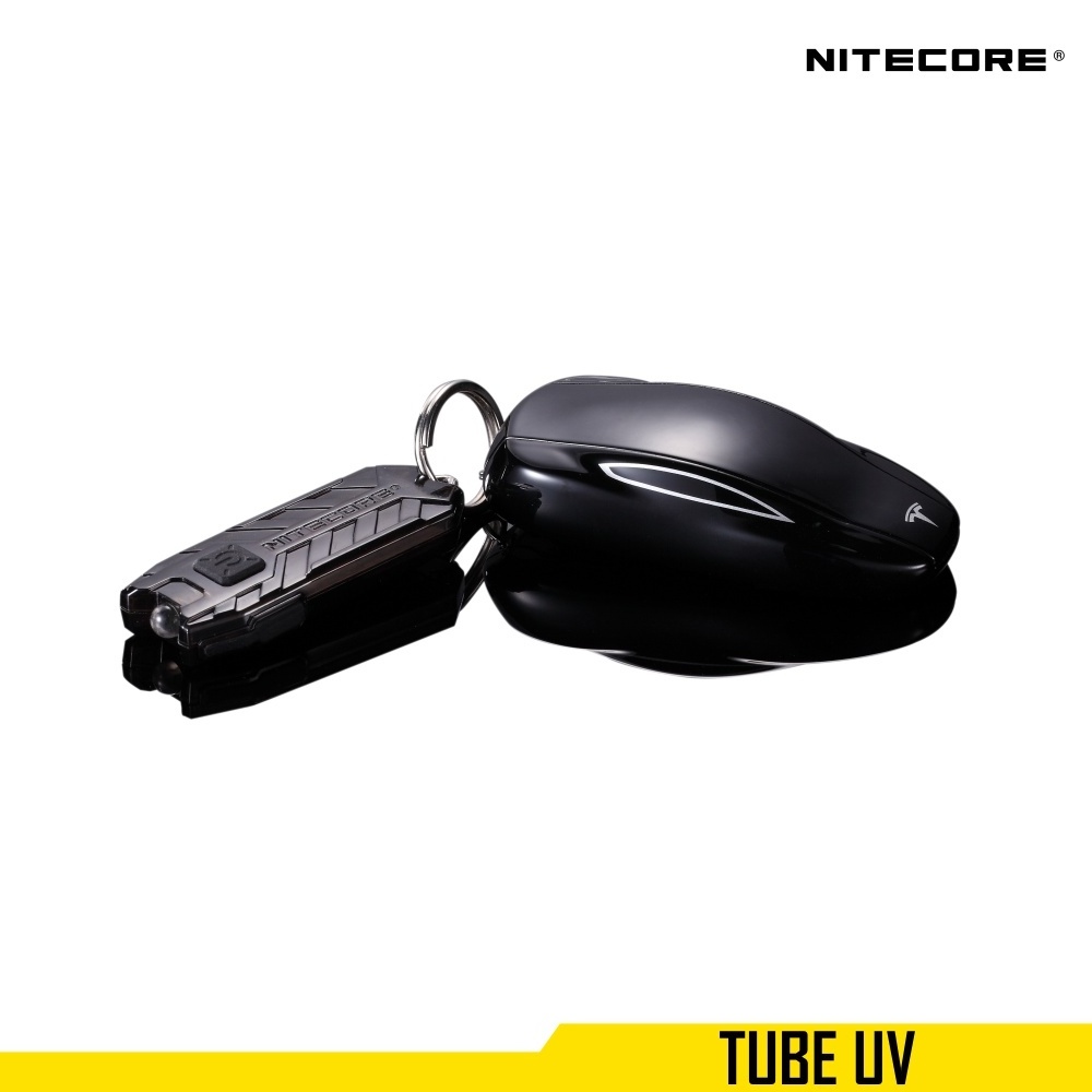 NITECORE TUBE UV 500mW 365nm wavelength ultraviolet LED USB rechargeable money detector keychain uv flashlight