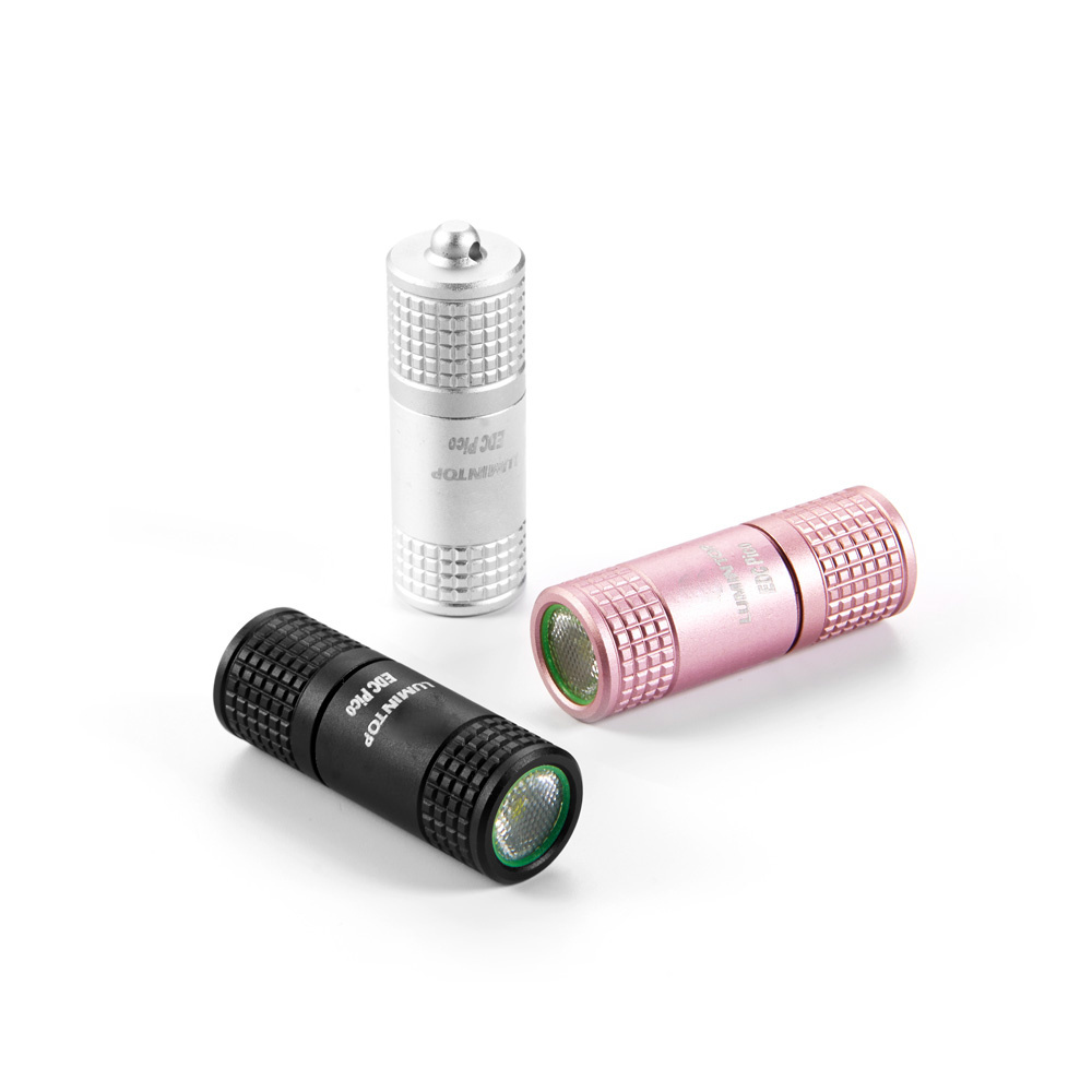 Lumintop EDC Pico Mini Rechargeable Pocket Flashlight 130LM Micro-USB 11.8g usb keychain torch 10180 Li-ion  battery