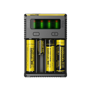 Nitecore new i4 EU AU UK US plug IMR Li ion AA 18650 DC 12V universal rohs battery charger