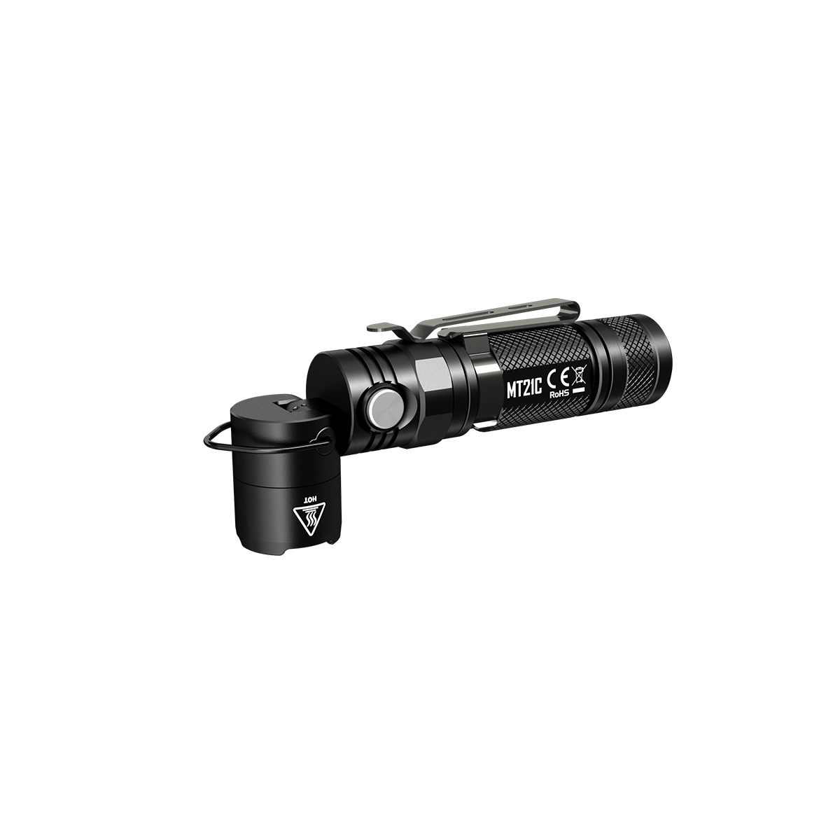 NITECORE MT21C L flashlight 1000 lumens 200 yards shot multi functional magnetic 90 degree adjustable LED flashlight