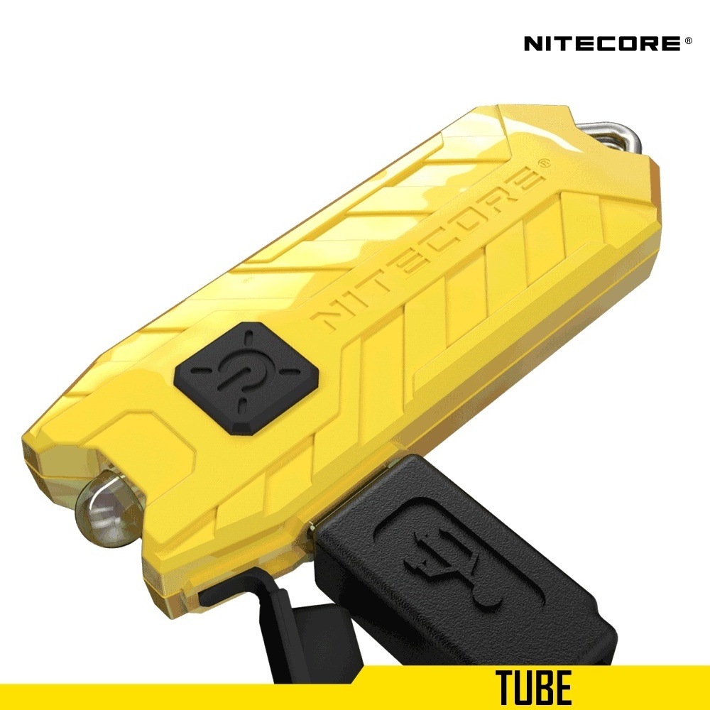 NITECORE TUBE 45 Lumens 24meter 35g USB rechargeable EDC Mini LED keychain flashlight