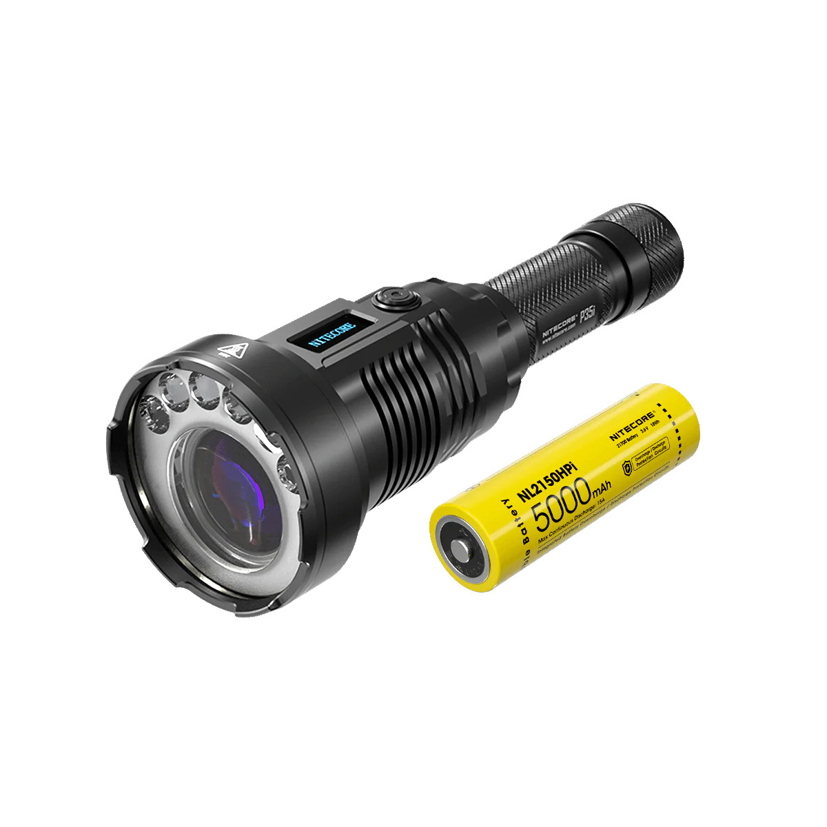 NITECORE P35i 3000umens or 410lumens 1650 meters Long Throw LEP Flashlight USB-C QUICK CHARGE PORT torch