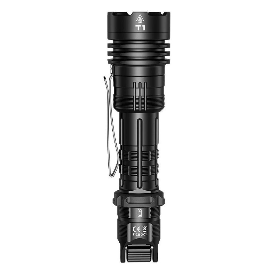 Wuben T1 Tactical Flashlight 2000 Lumens SST40 LED 498meters Two Modes type c 18650 3100mAh torch