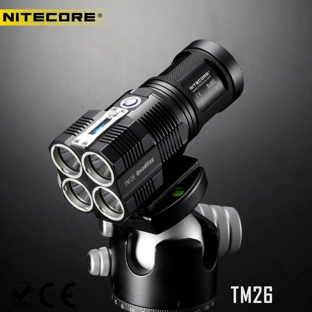 NITECORE TM26 4000 Lumens 18650 IP68 Aluminum Strong Rescue LED Flashlight