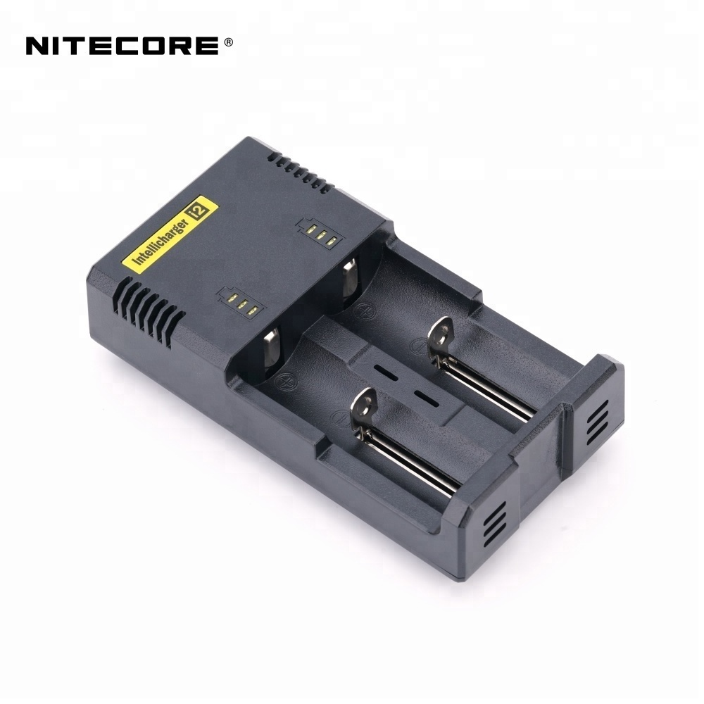 NITECORE i2 intellicharger EU AU UK US plug AAA Li-ion 16340 RCR123A 18650 battery Charger Car Adapter