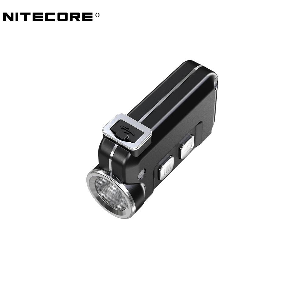 NITECORE TINI 380 Lumens Mini Metallic Micro USB Rechargeable Keychain Light