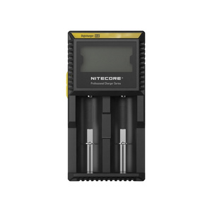 NITECORE D2 Digicharger 2 slots Intelligent Charger with LCD Display for Li-ion/LiFePO4/Ni-MH/Ni-Cd/AA/AAA Battery