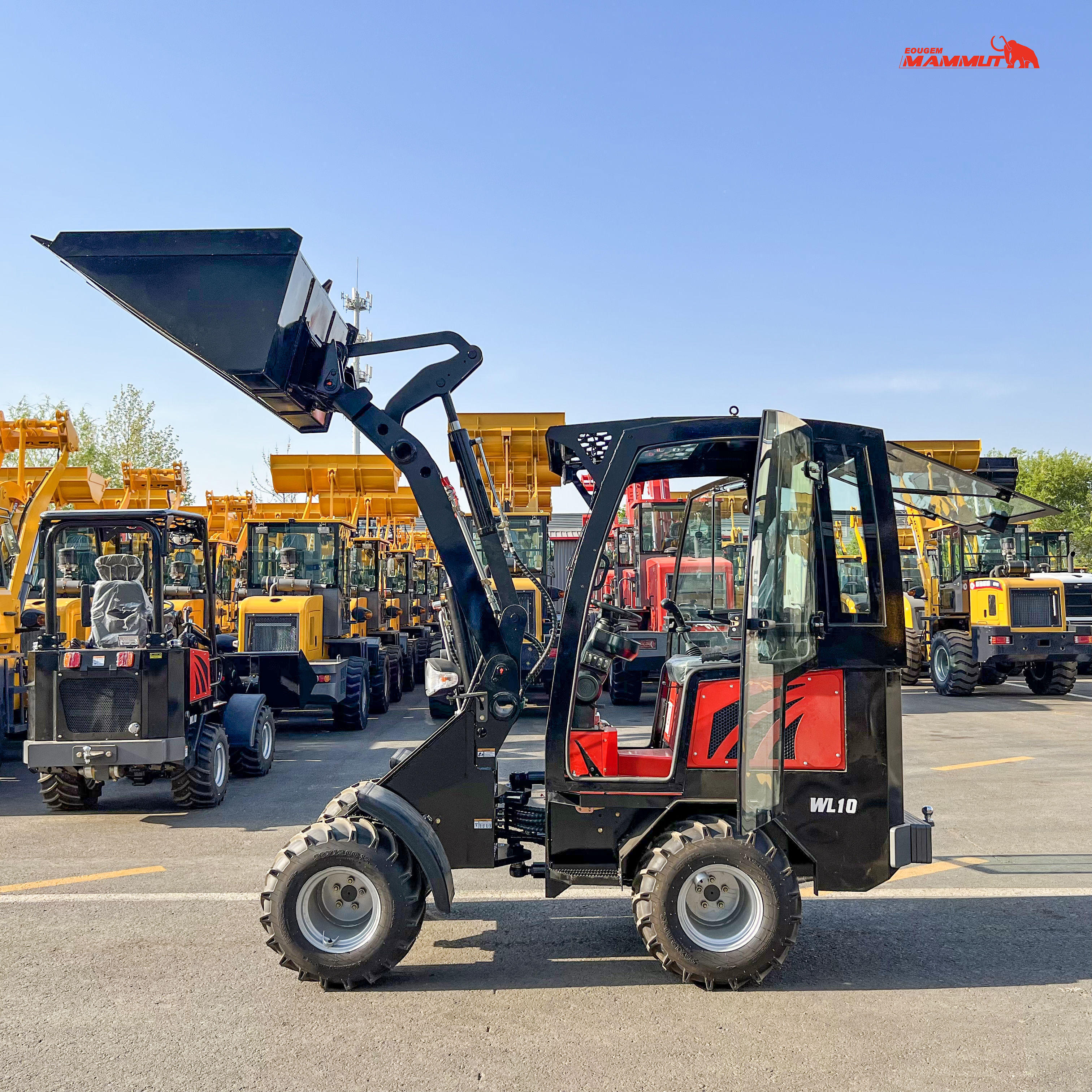 axle small avant mini wheel loader 0.8t loader articulated mini wheel loader for sale