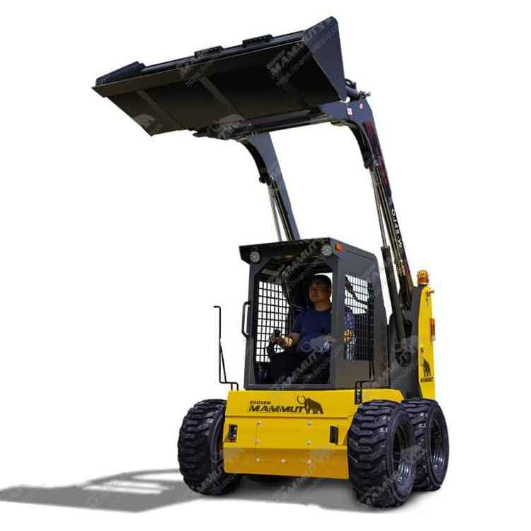 big cabin 1 ton skid loader 800kg weight big machinery 400kg logo color diesel forklift container mini front end loader