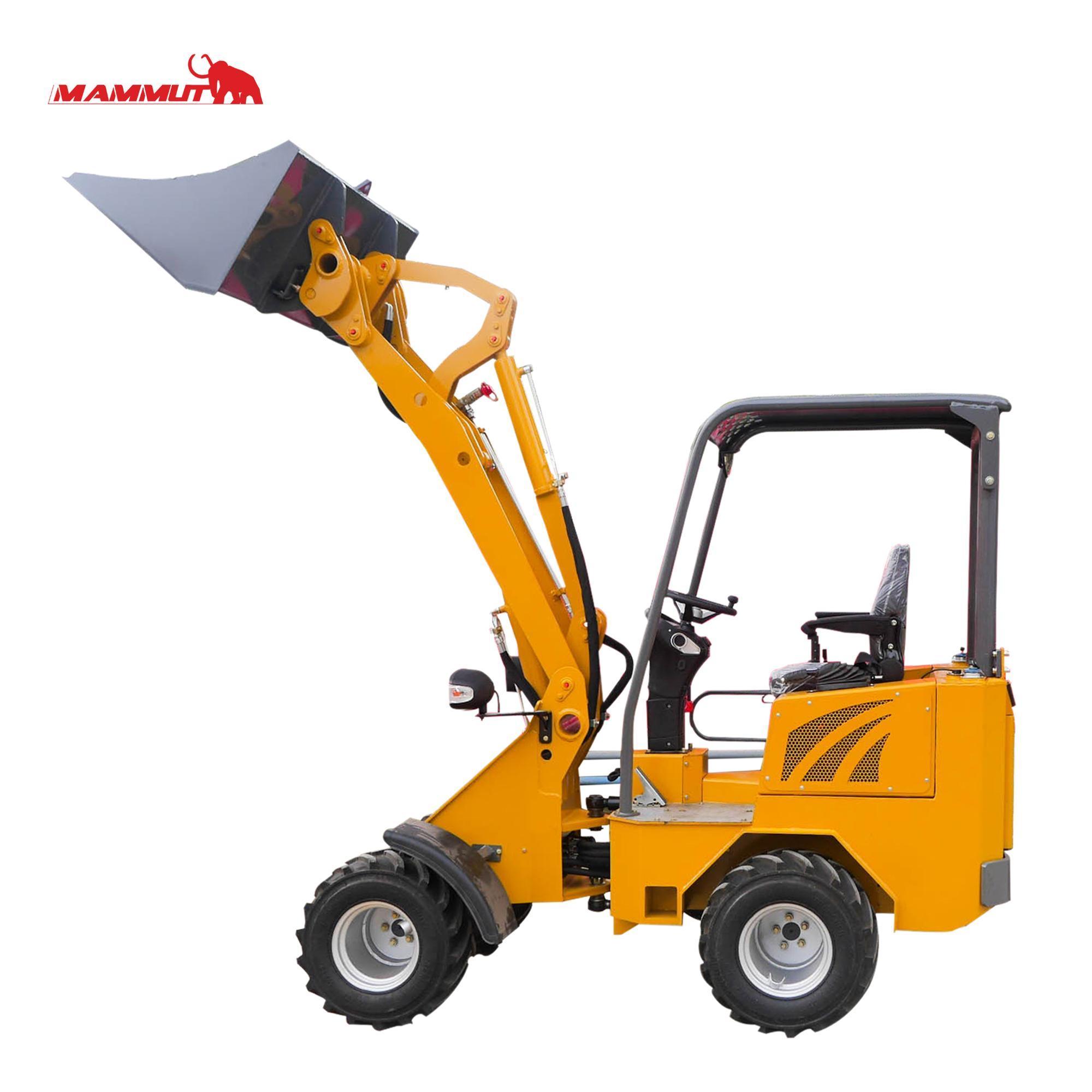 axle small avant mini wheel loader 0.8t loader articulated mini wheel loader for sale