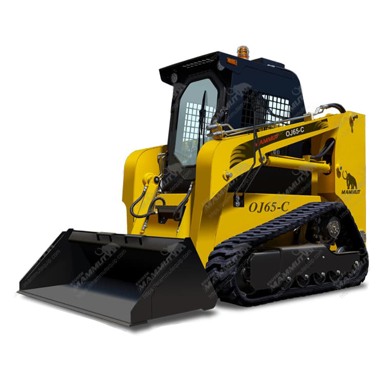 Earth moving  Skid steer loader 1000KG crawler-type EPA tire4 mini compact skid steer loader with attachment